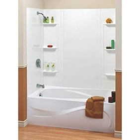 Fits 30/" x 60/" Tub DURAWALL™ Premium Thermoplastic Bathtub Wall System White
